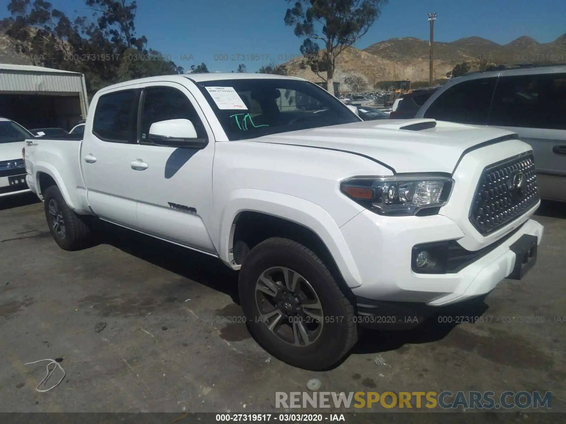 1 Photograph of a damaged car 3TMBZ5DN9KM023195 TOYOTA TACOMA 2019