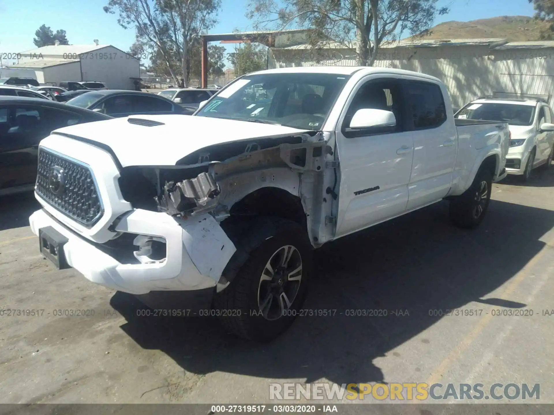 2 Photograph of a damaged car 3TMBZ5DN9KM023195 TOYOTA TACOMA 2019