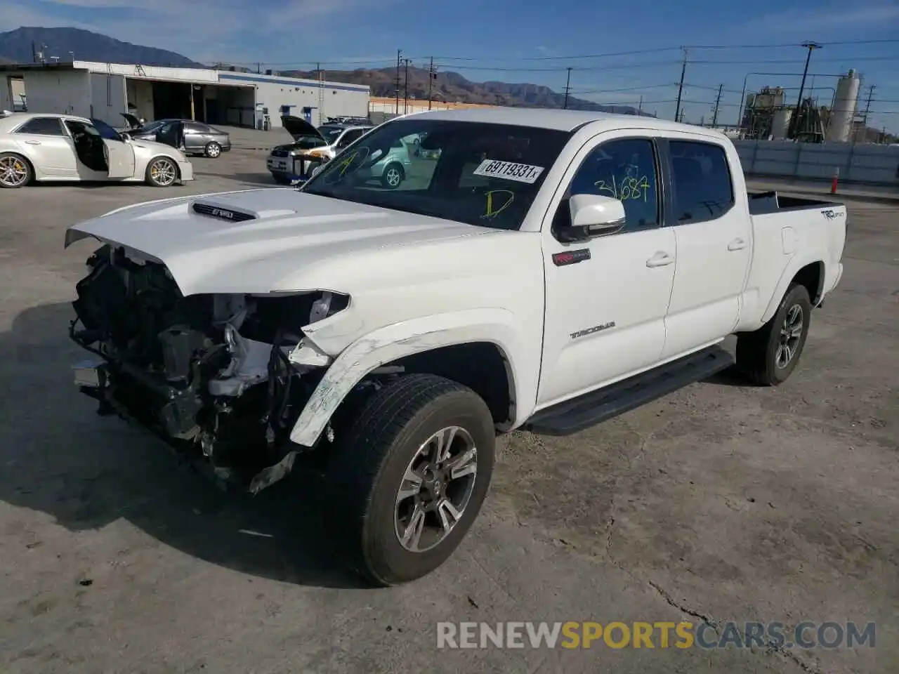 2 Фотография поврежденного автомобиля 3TMBZ5DNXKM017762 TOYOTA TACOMA 2019