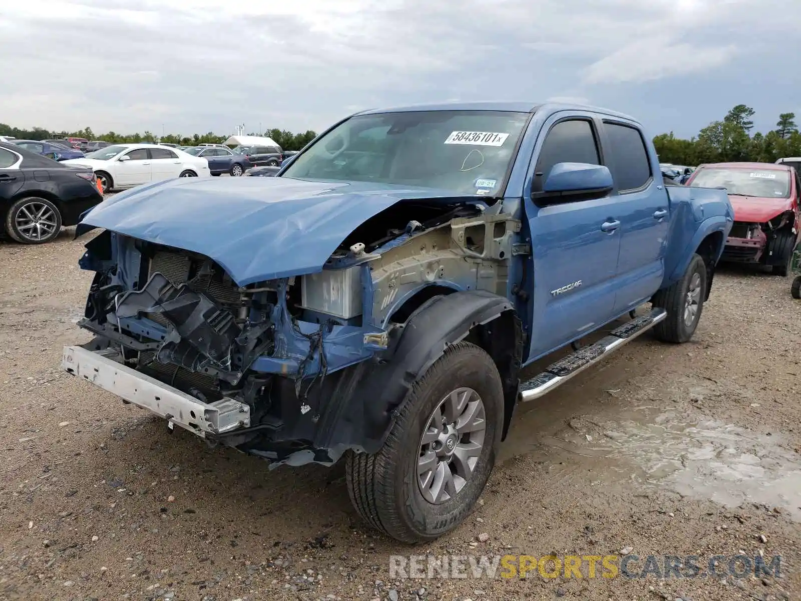 2 Photograph of a damaged car 3TMBZ5DNXKM017972 TOYOTA TACOMA 2019