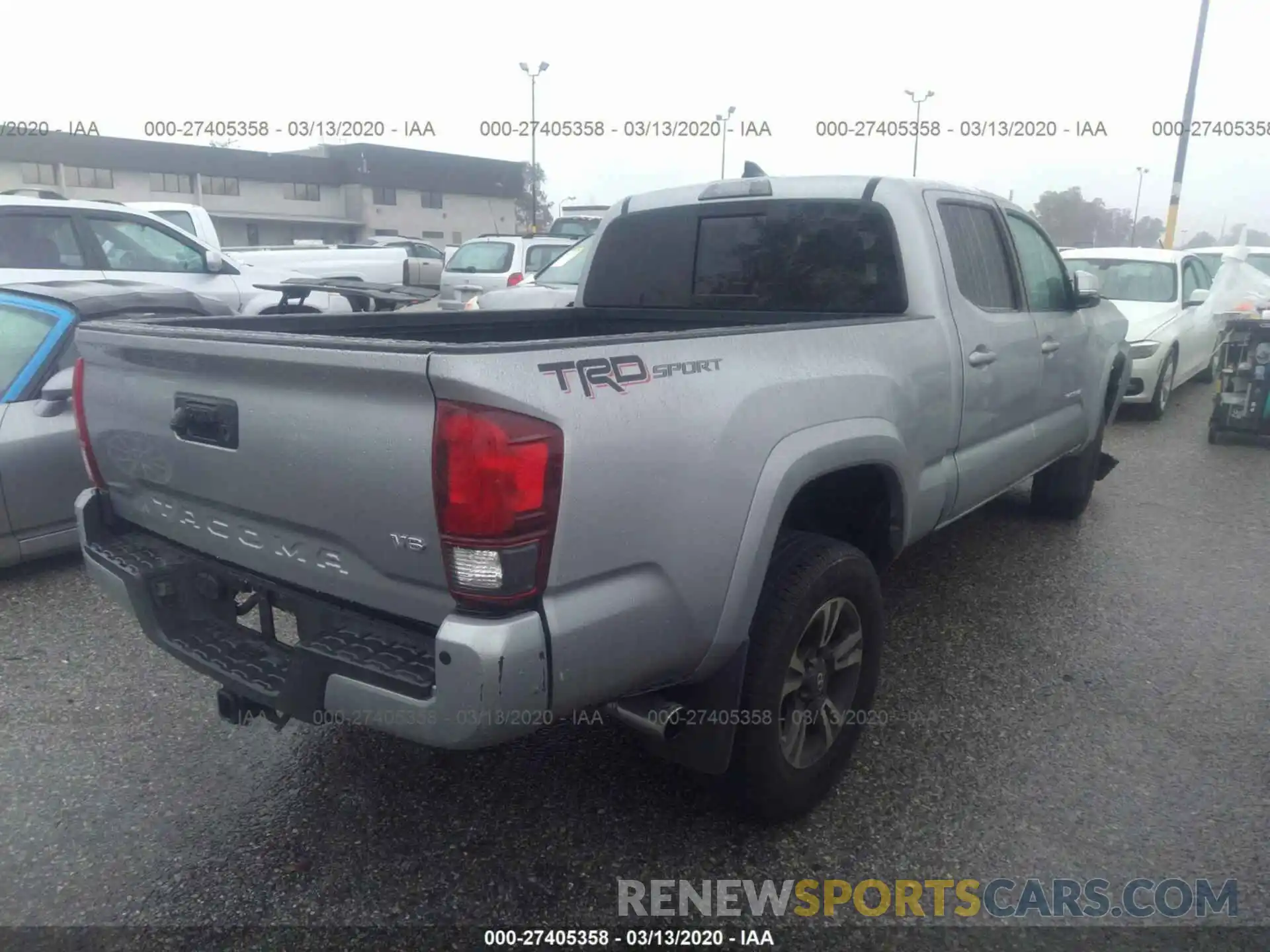 4 Photograph of a damaged car 3TMBZ5DNXKM018295 TOYOTA TACOMA 2019