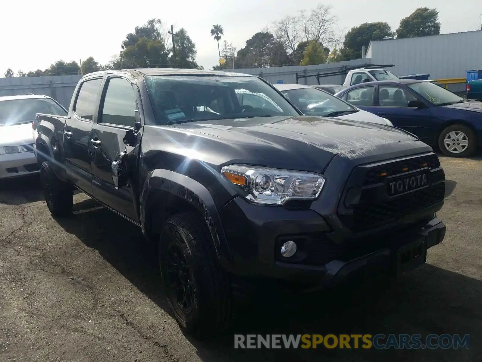 1 Photograph of a damaged car 3TMBZ5DNXKM018930 TOYOTA TACOMA 2019