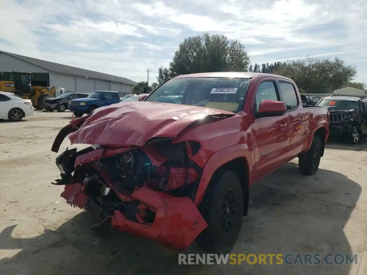 2 Photograph of a damaged car 3TMBZ5DNXKM021097 TOYOTA TACOMA 2019