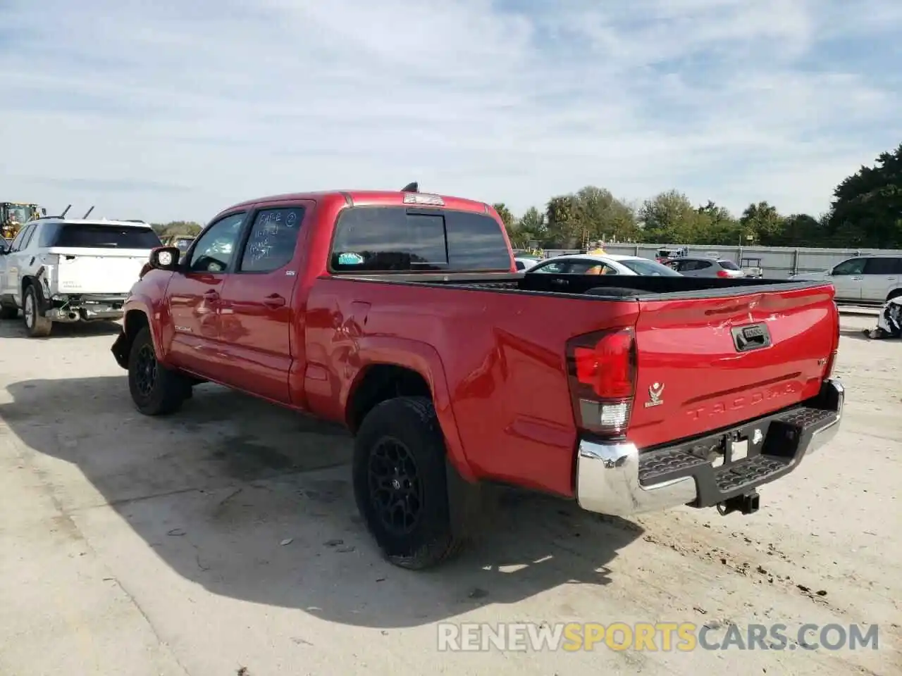 3 Photograph of a damaged car 3TMBZ5DNXKM021097 TOYOTA TACOMA 2019