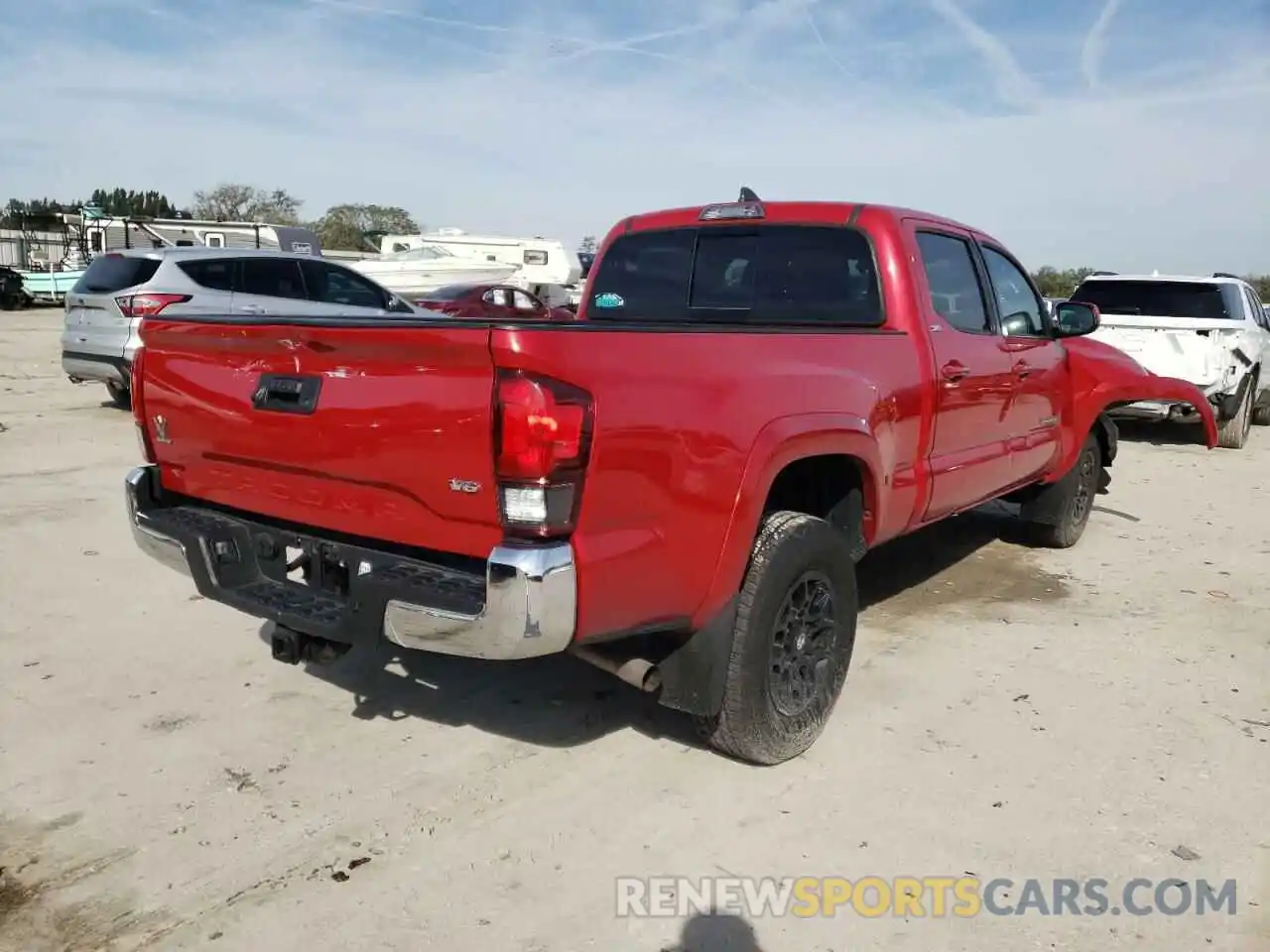 4 Photograph of a damaged car 3TMBZ5DNXKM021097 TOYOTA TACOMA 2019