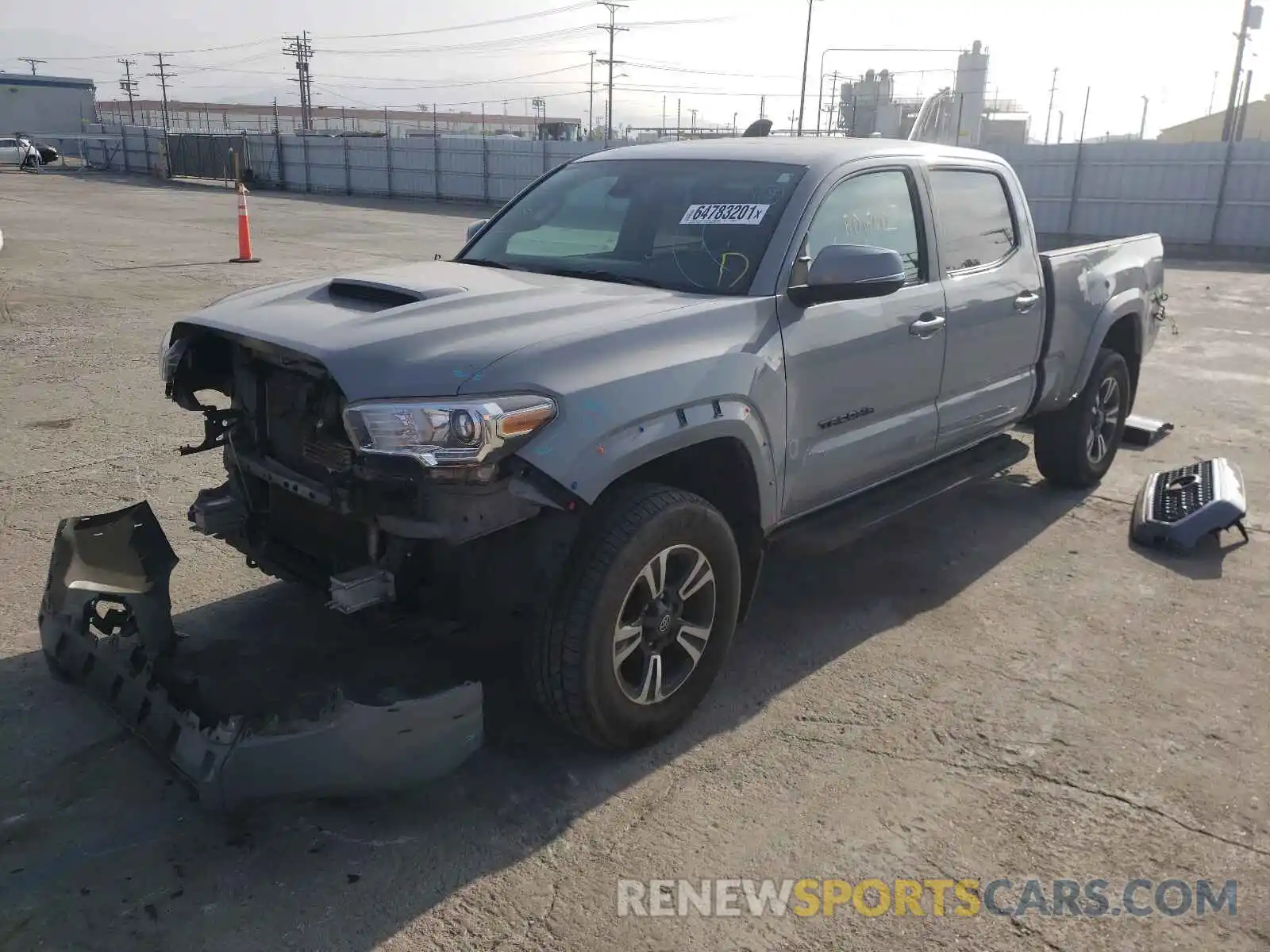 2 Photograph of a damaged car 3TMBZ5DNXKM022573 TOYOTA TACOMA 2019