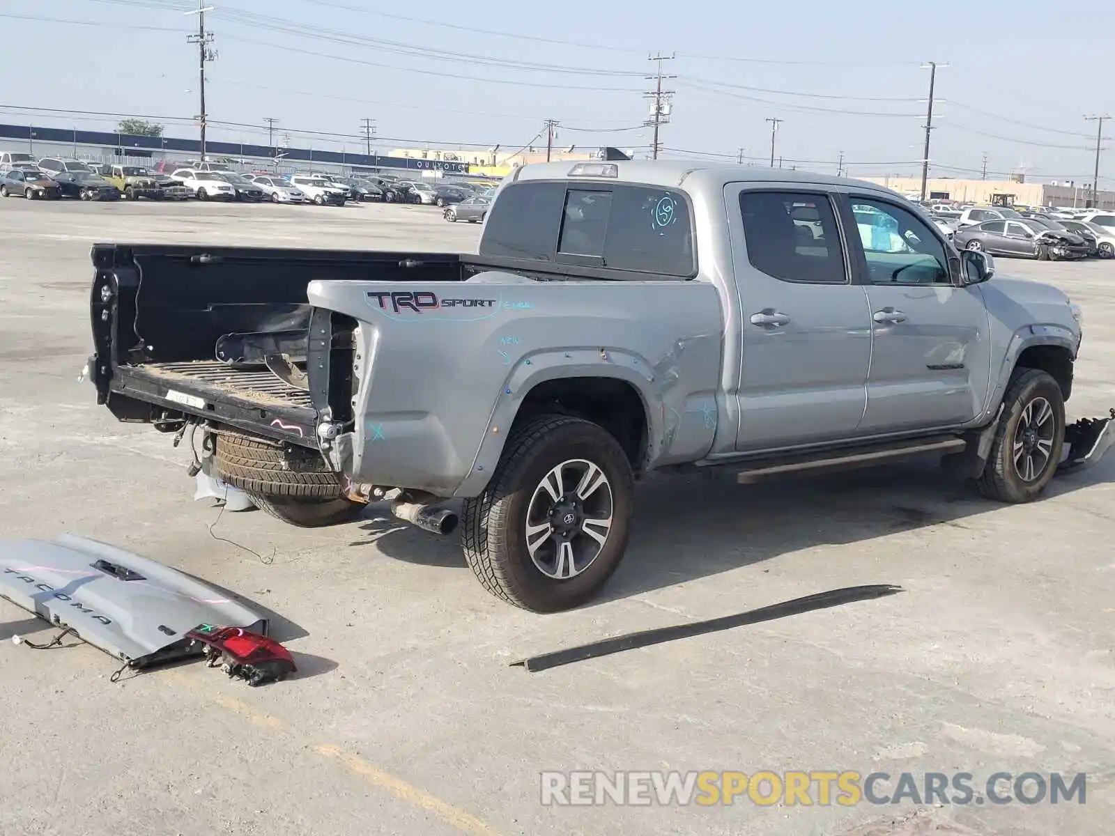 4 Photograph of a damaged car 3TMBZ5DNXKM022573 TOYOTA TACOMA 2019