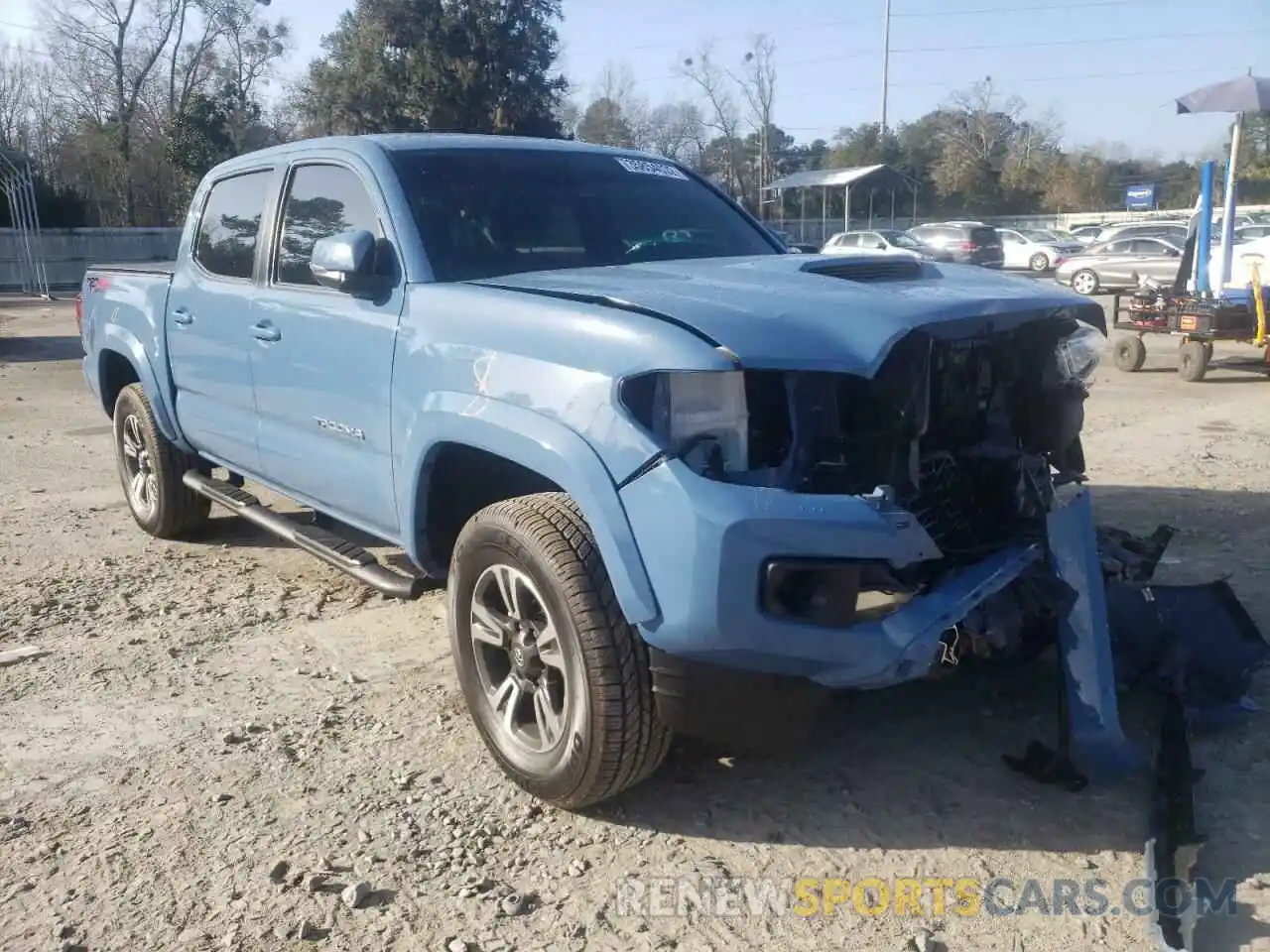 1 Photograph of a damaged car 3TMCZ5AN0KM191722 TOYOTA TACOMA 2019