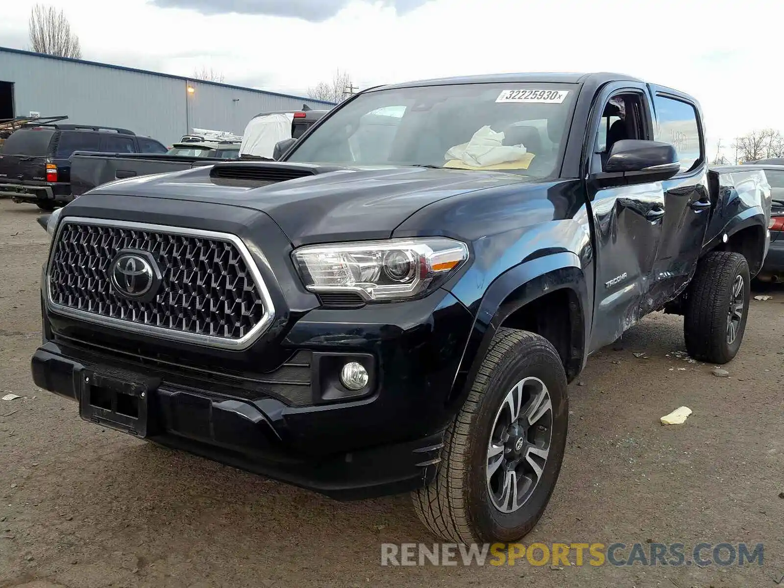 2 Photograph of a damaged car 3TMCZ5AN0KM192305 TOYOTA TACOMA 2019