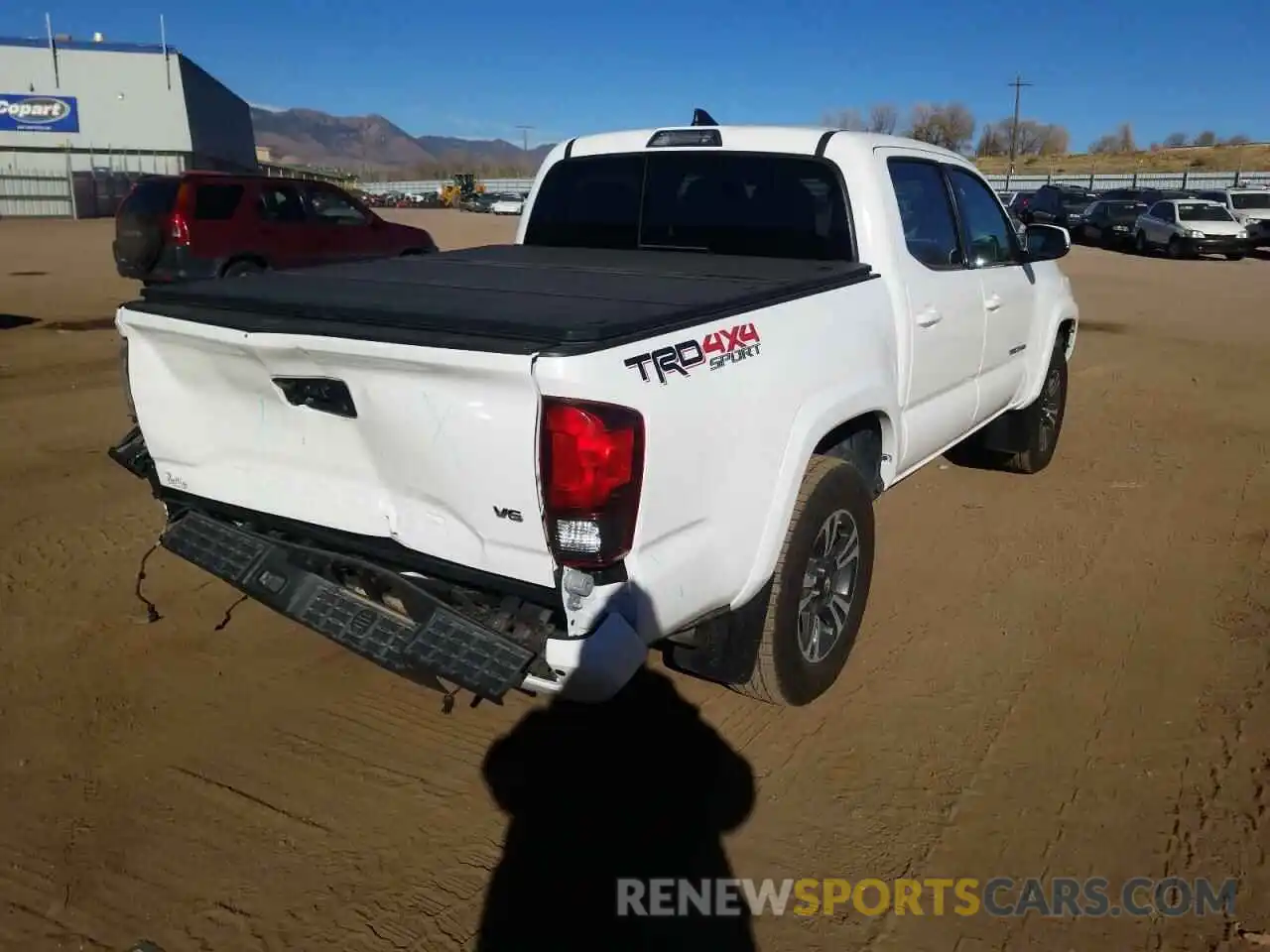 4 Photograph of a damaged car 3TMCZ5AN0KM196080 TOYOTA TACOMA 2019