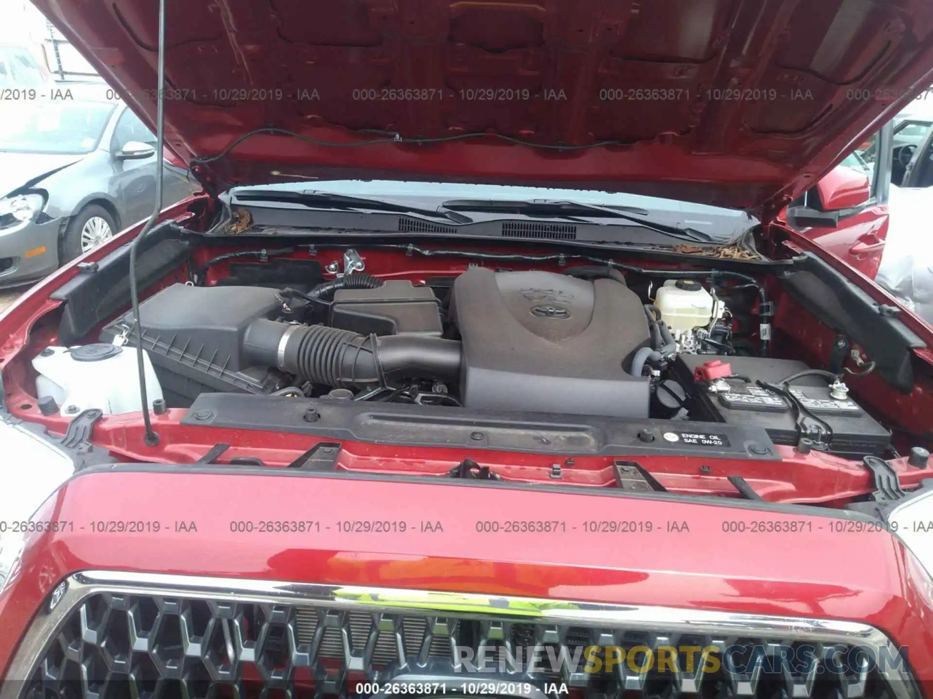 10 Photograph of a damaged car 3TMCZ5AN0KM196807 TOYOTA TACOMA 2019