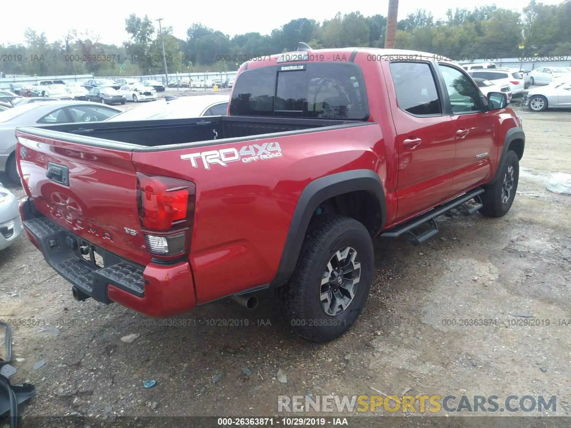 4 Photograph of a damaged car 3TMCZ5AN0KM196807 TOYOTA TACOMA 2019