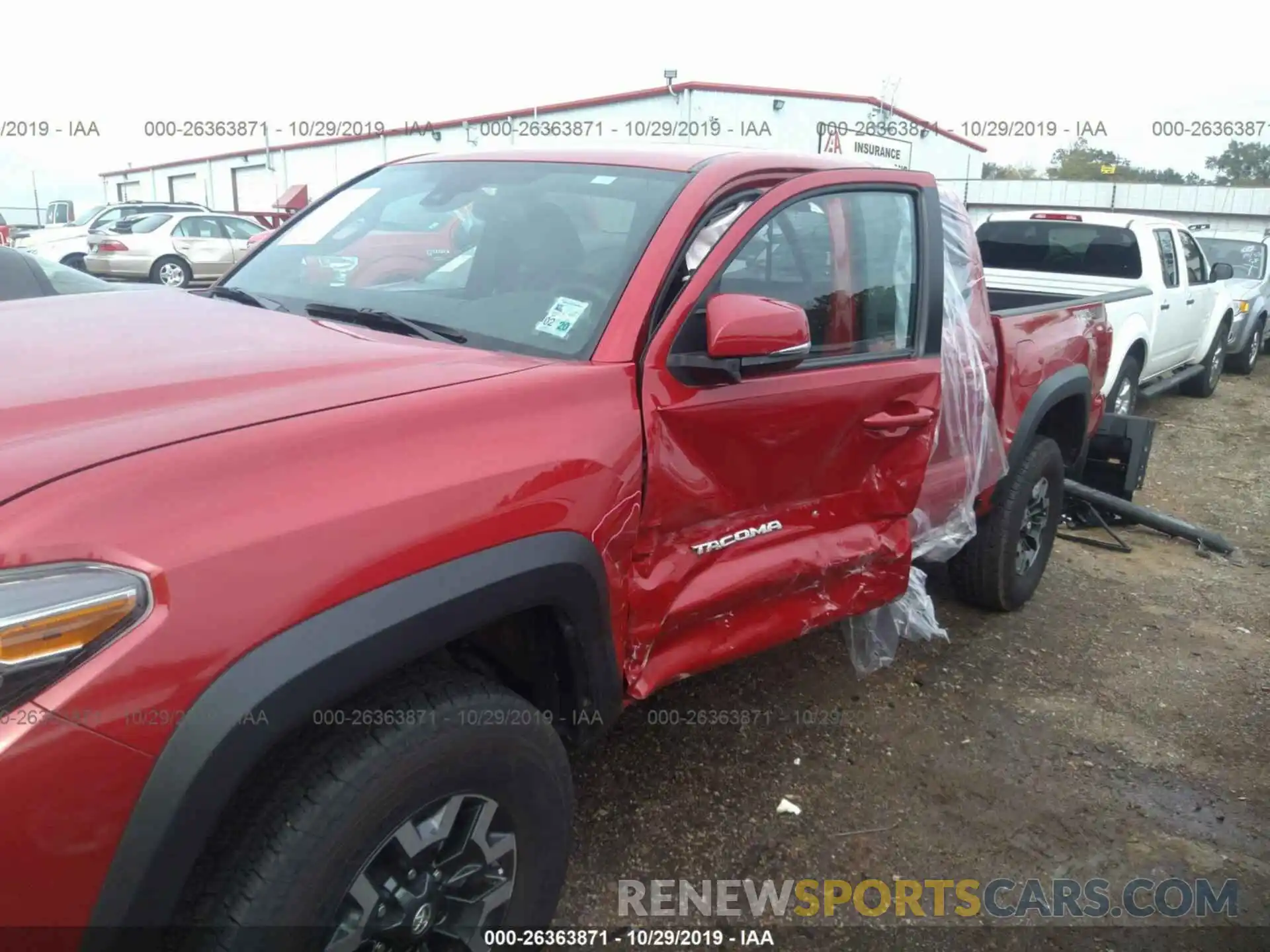 6 Photograph of a damaged car 3TMCZ5AN0KM196807 TOYOTA TACOMA 2019