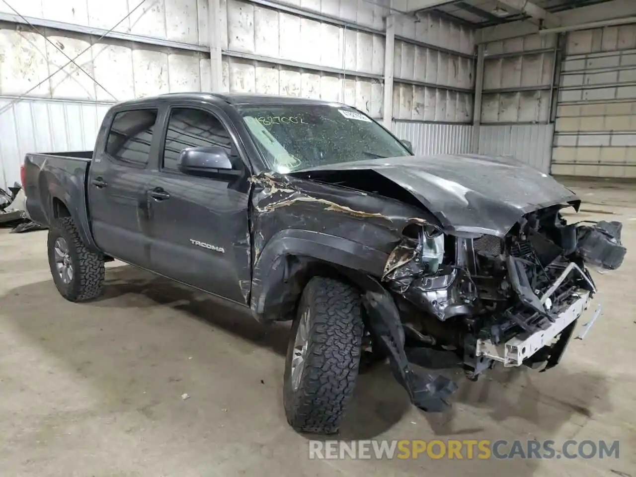 1 Photograph of a damaged car 3TMCZ5AN0KM197424 TOYOTA TACOMA 2019