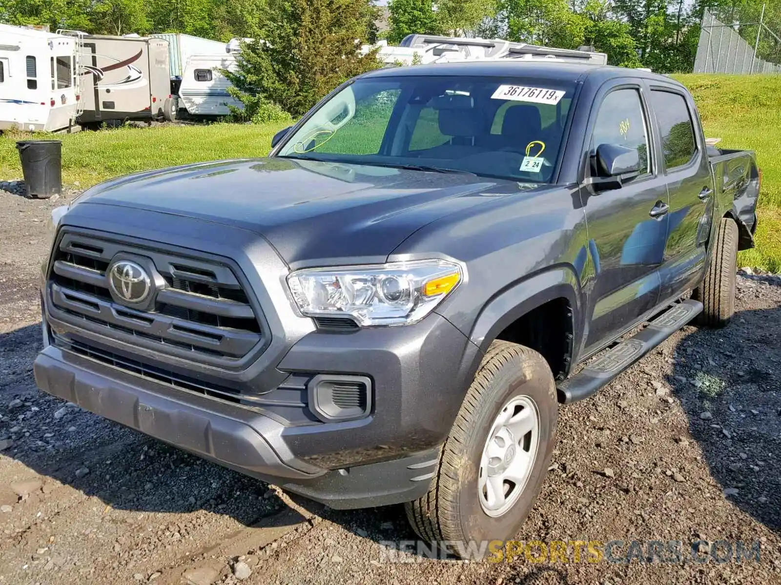 2 Photograph of a damaged car 3TMCZ5AN0KM198444 TOYOTA TACOMA 2019