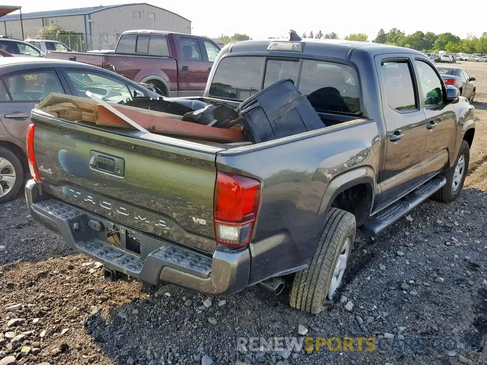 4 Photograph of a damaged car 3TMCZ5AN0KM198444 TOYOTA TACOMA 2019