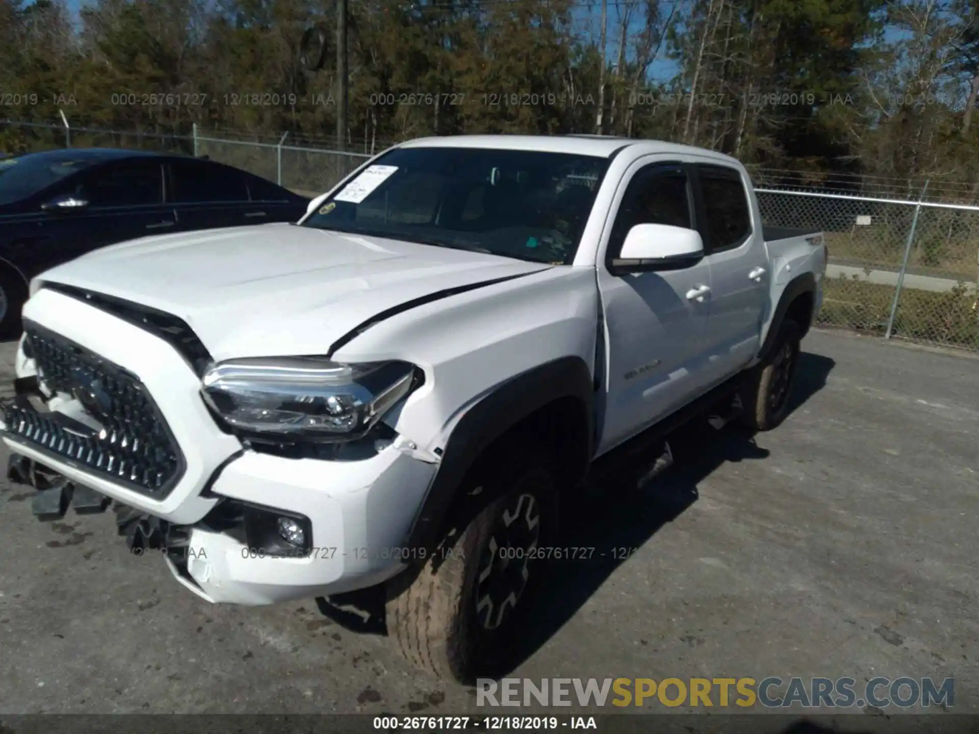 2 Photograph of a damaged car 3TMCZ5AN0KM199822 TOYOTA TACOMA 2019