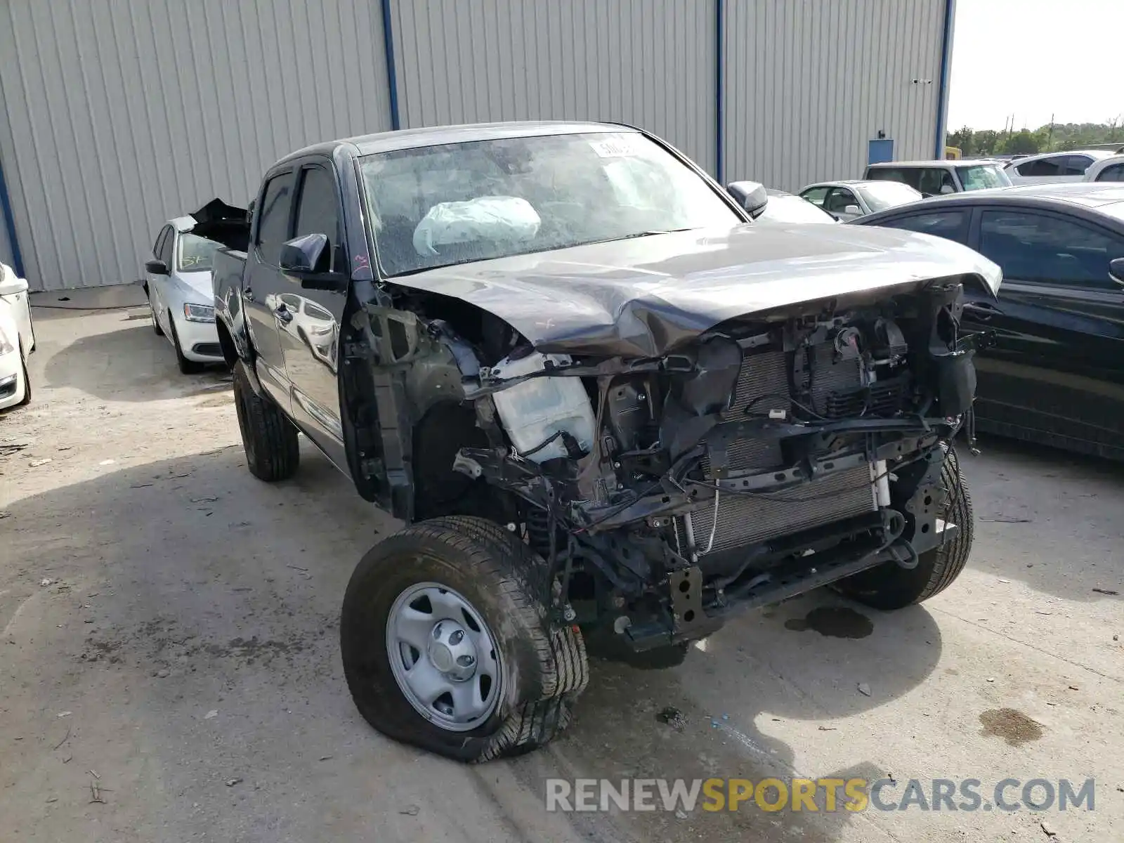 1 Photograph of a damaged car 3TMCZ5AN0KM201536 TOYOTA TACOMA 2019