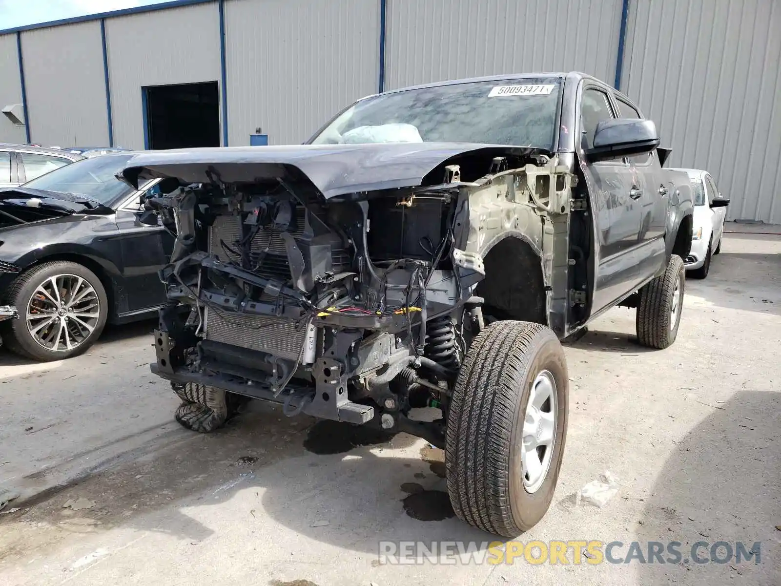 2 Photograph of a damaged car 3TMCZ5AN0KM201536 TOYOTA TACOMA 2019