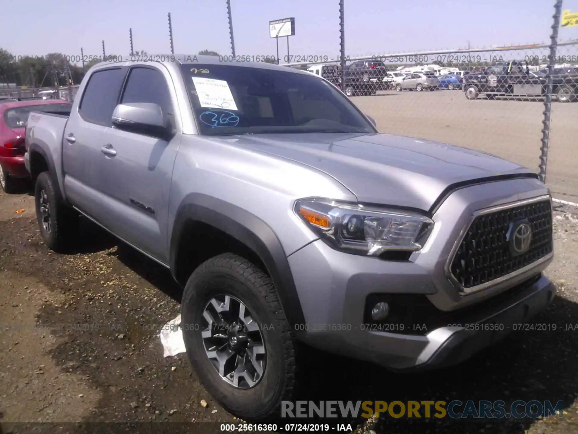 1 Photograph of a damaged car 3TMCZ5AN0KM202301 TOYOTA TACOMA 2019