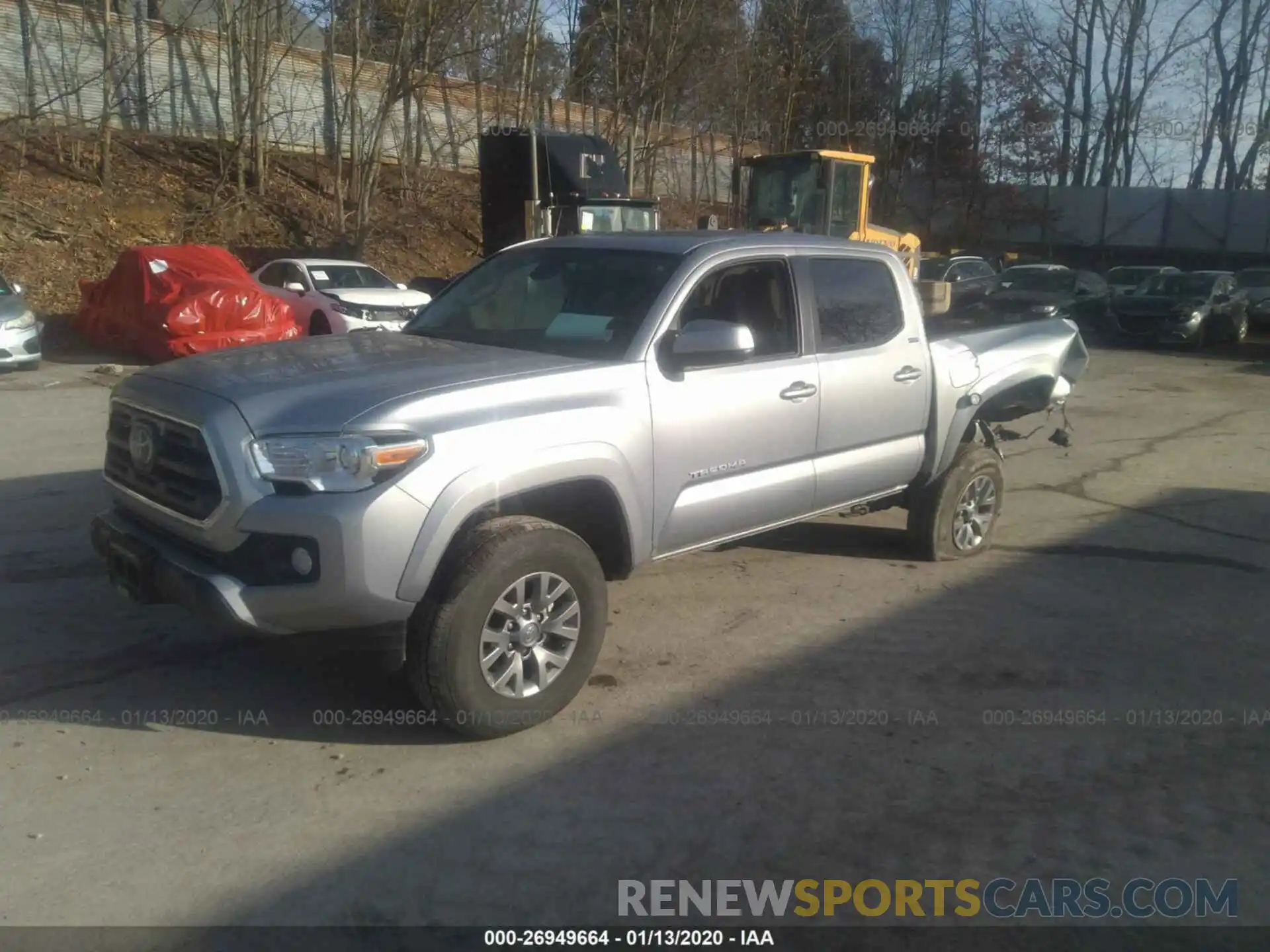 2 Photograph of a damaged car 3TMCZ5AN0KM204694 TOYOTA TACOMA 2019