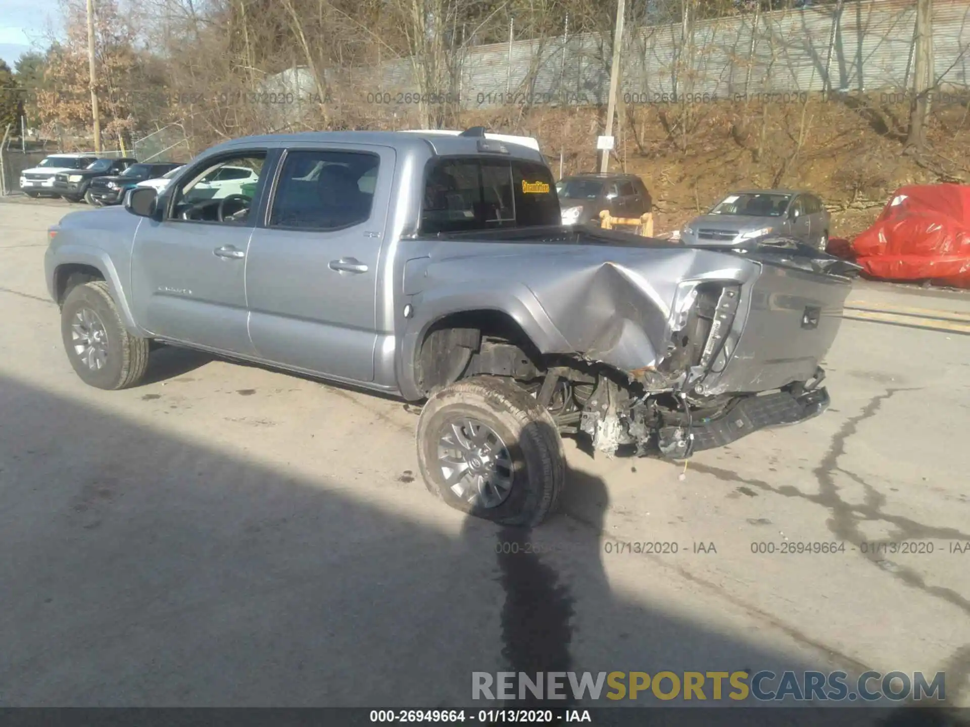 3 Photograph of a damaged car 3TMCZ5AN0KM204694 TOYOTA TACOMA 2019