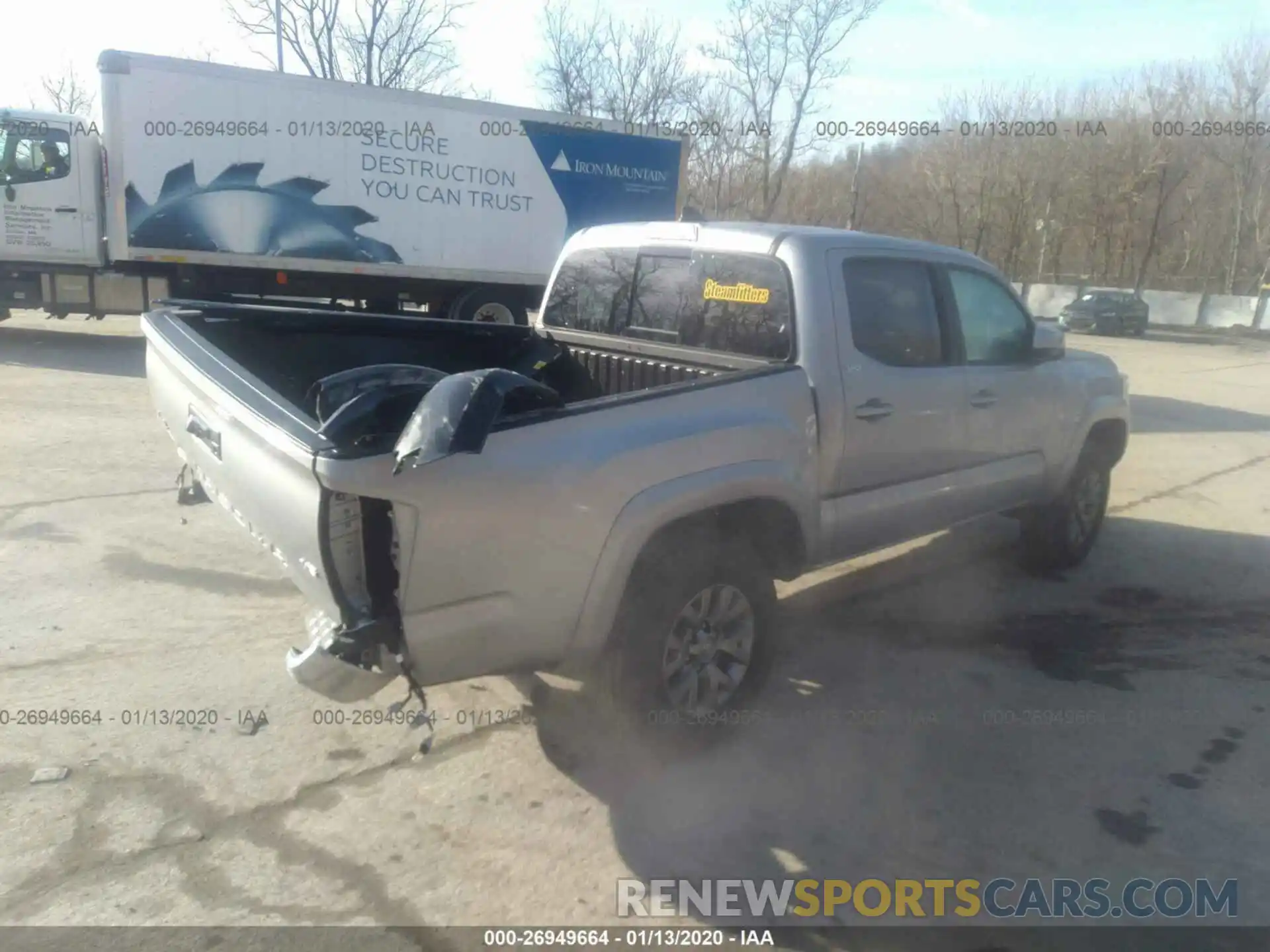 4 Photograph of a damaged car 3TMCZ5AN0KM204694 TOYOTA TACOMA 2019