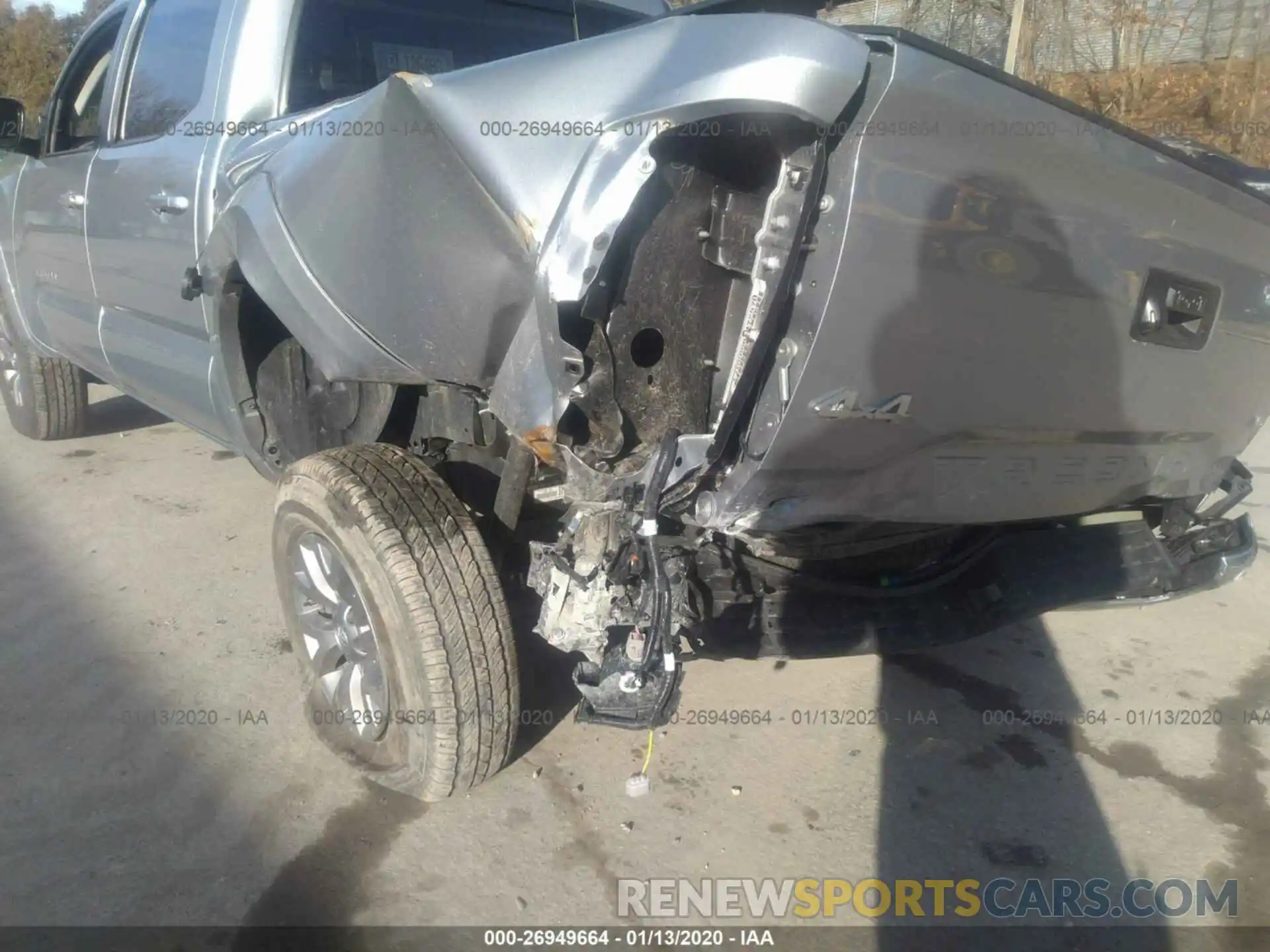 6 Photograph of a damaged car 3TMCZ5AN0KM204694 TOYOTA TACOMA 2019