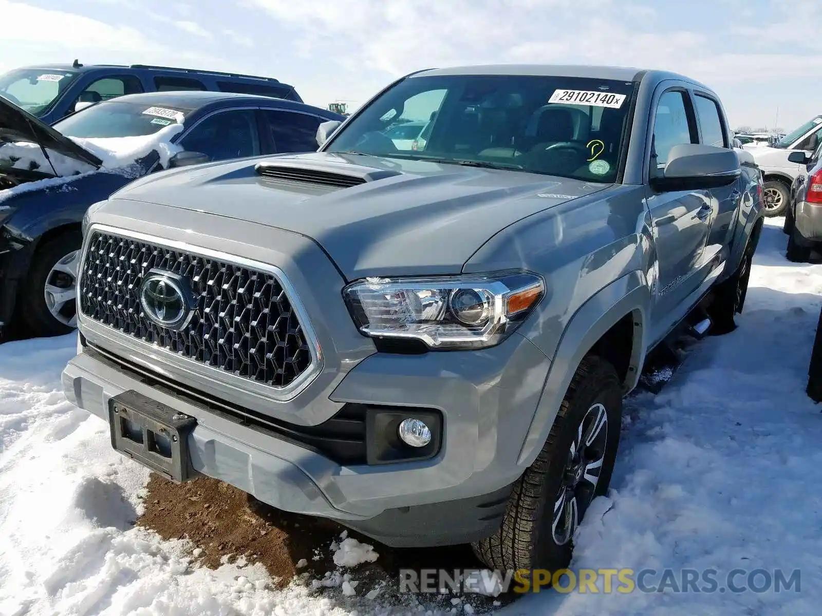 2 Photograph of a damaged car 3TMCZ5AN0KM204954 TOYOTA TACOMA 2019