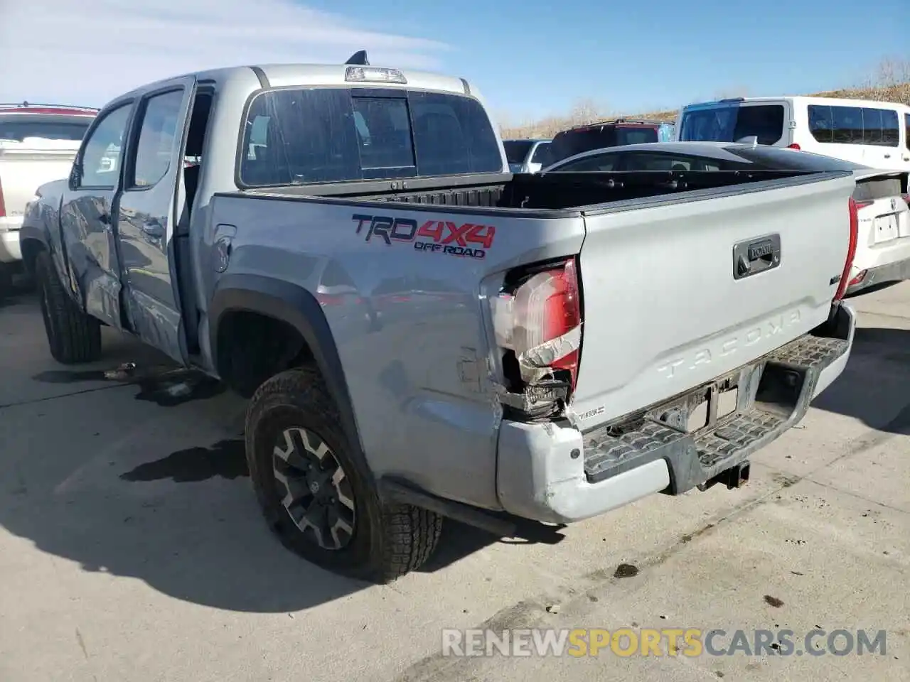 3 Photograph of a damaged car 3TMCZ5AN0KM205229 TOYOTA TACOMA 2019