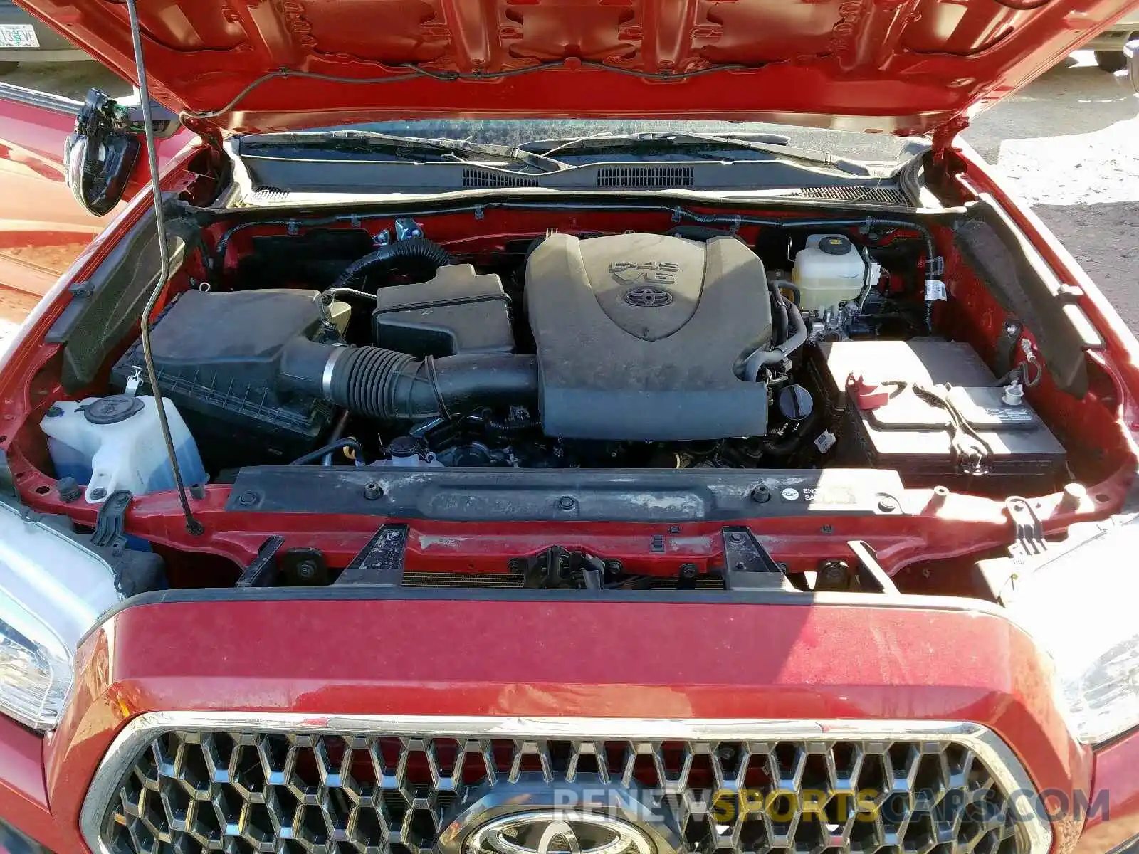 7 Photograph of a damaged car 3TMCZ5AN0KM206915 TOYOTA TACOMA 2019