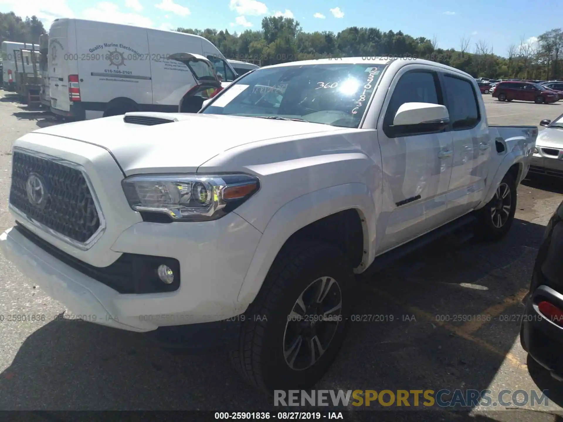 2 Photograph of a damaged car 3TMCZ5AN0KM207398 TOYOTA TACOMA 2019