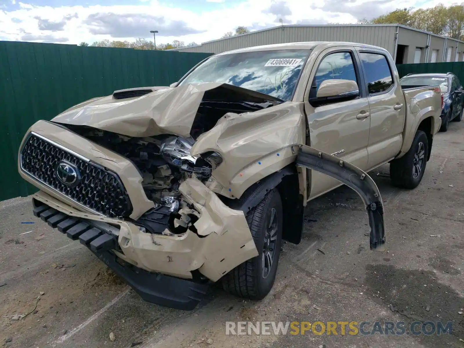 2 Photograph of a damaged car 3TMCZ5AN0KM207529 TOYOTA TACOMA 2019