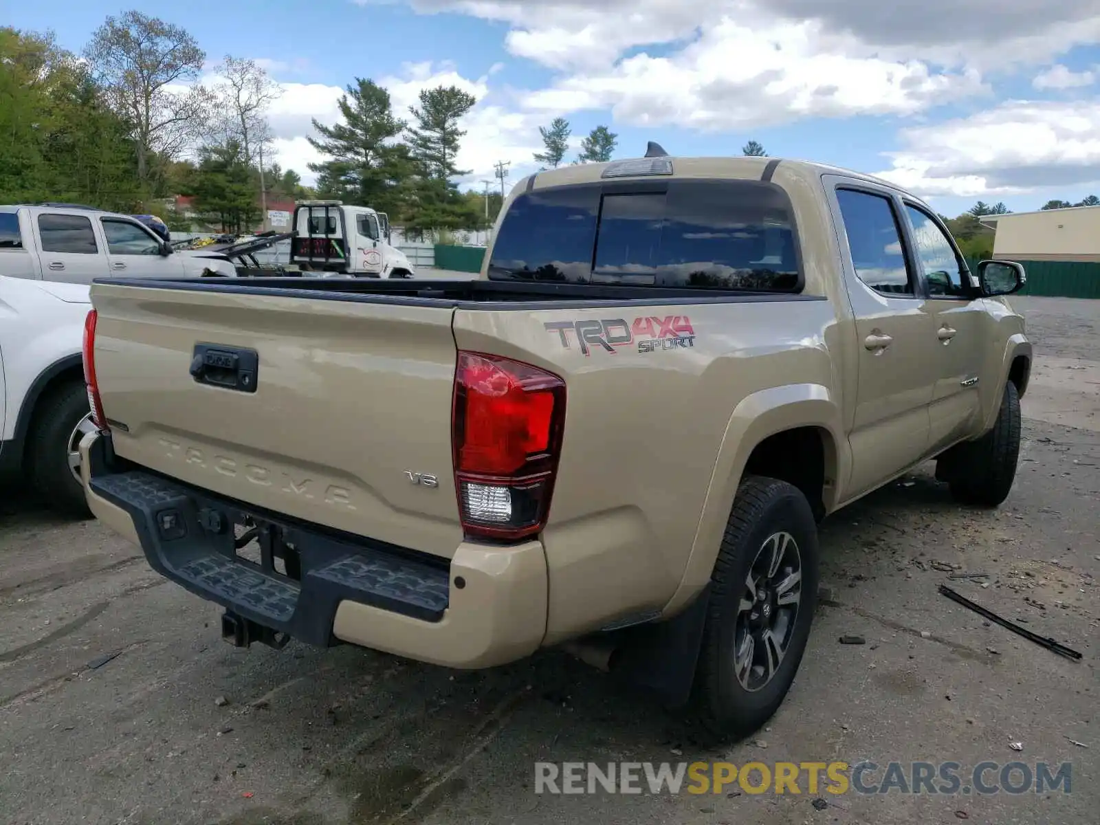 4 Photograph of a damaged car 3TMCZ5AN0KM207529 TOYOTA TACOMA 2019