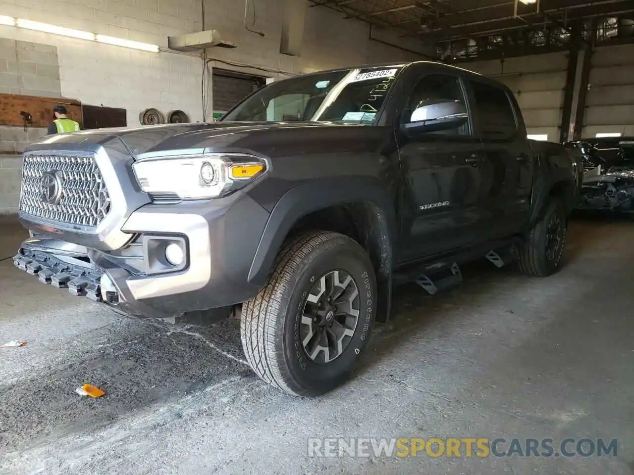 2 Photograph of a damaged car 3TMCZ5AN0KM208728 TOYOTA TACOMA 2019