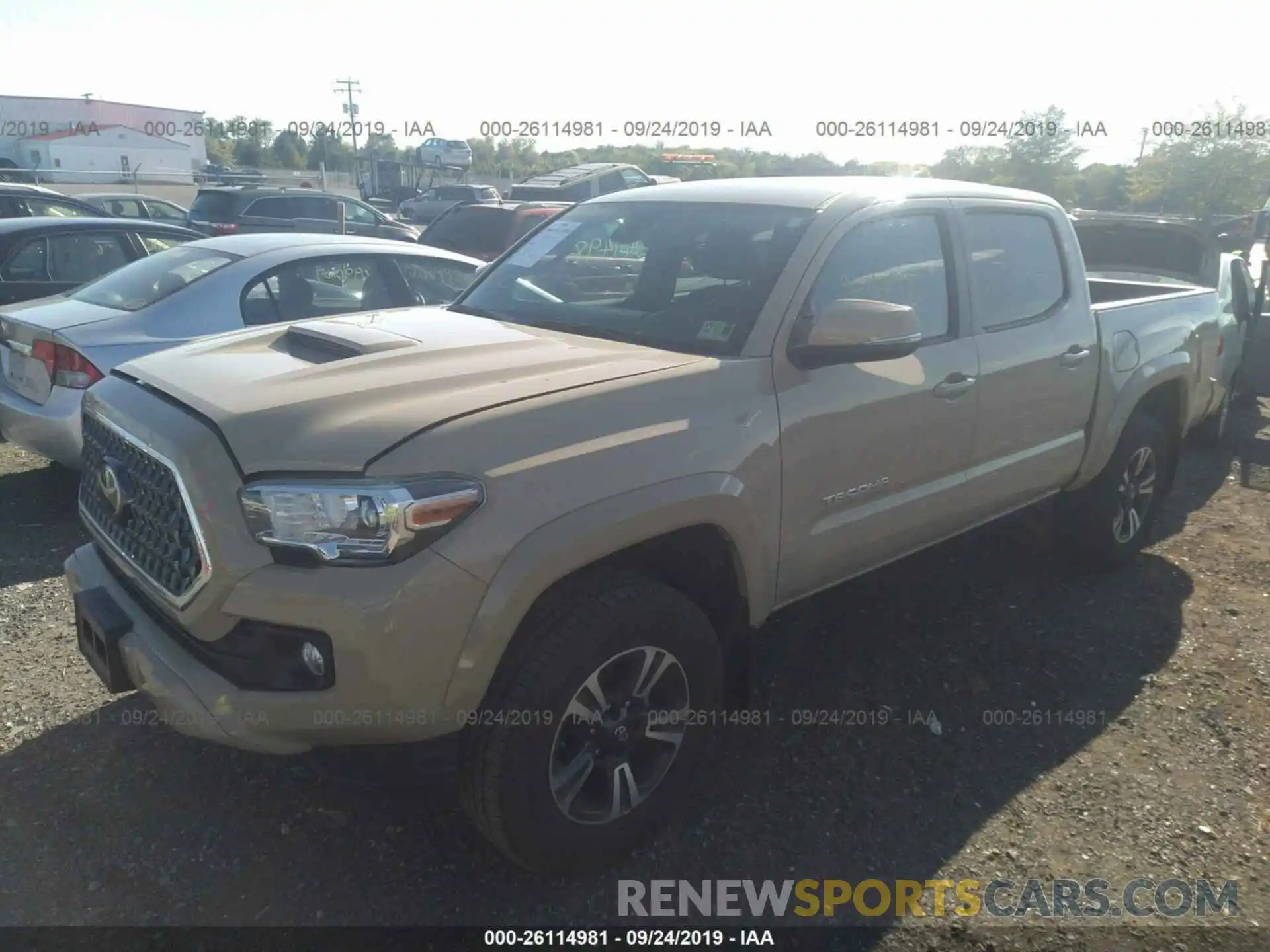 2 Фотография поврежденного автомобиля 3TMCZ5AN0KM210107 TOYOTA TACOMA 2019