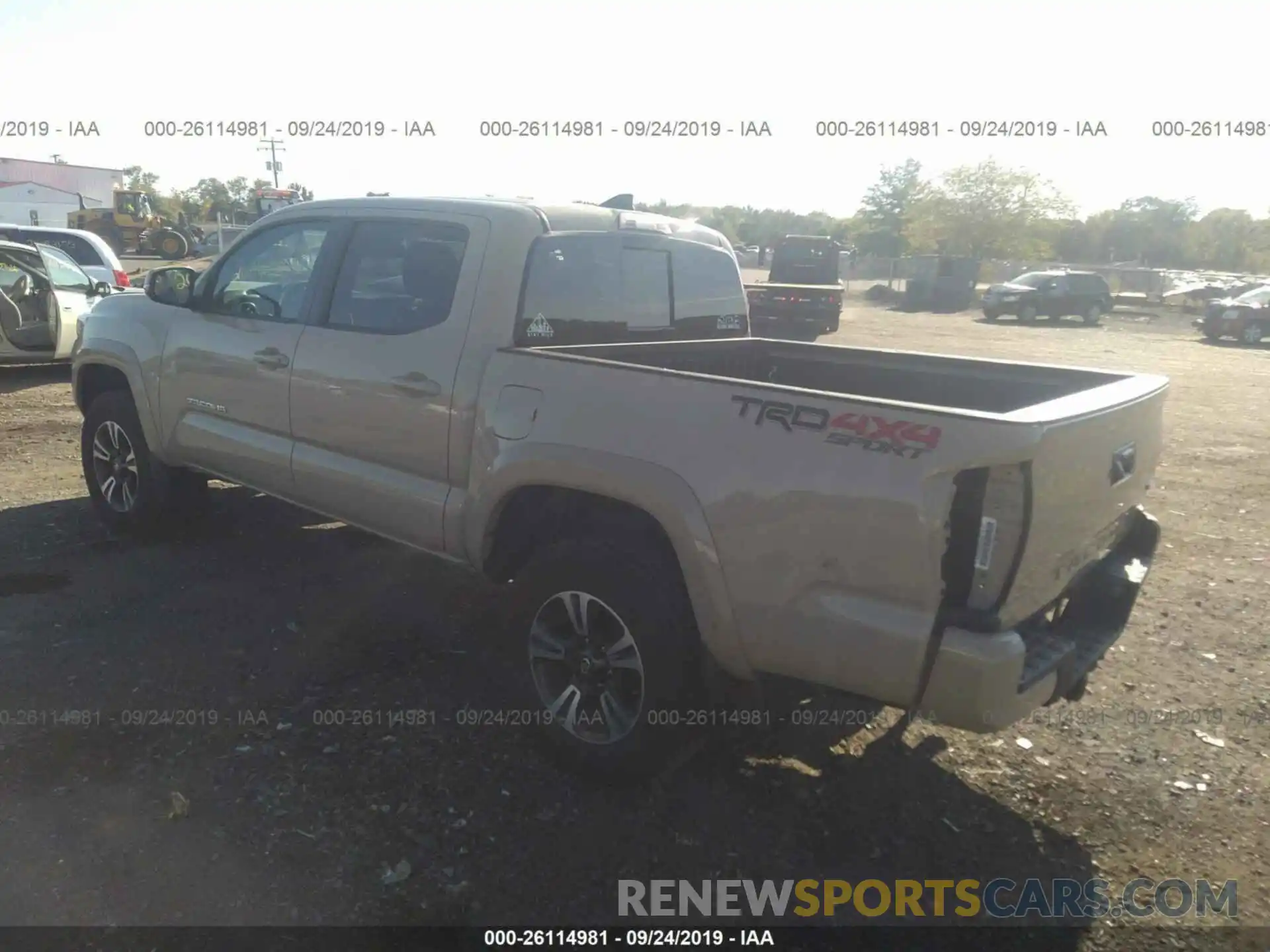 3 Photograph of a damaged car 3TMCZ5AN0KM210107 TOYOTA TACOMA 2019