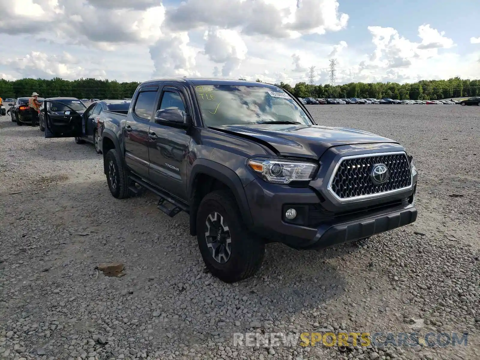 1 Photograph of a damaged car 3TMCZ5AN0KM210317 TOYOTA TACOMA 2019