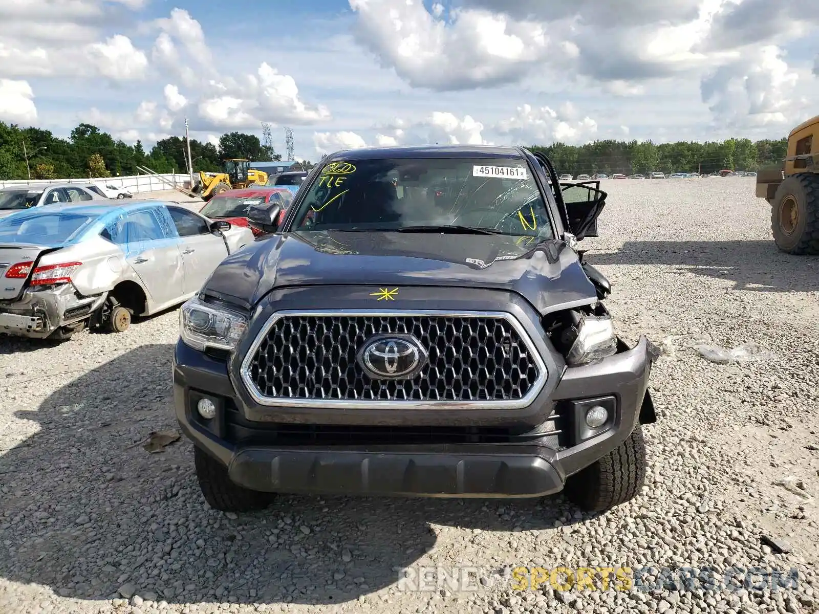 9 Photograph of a damaged car 3TMCZ5AN0KM210317 TOYOTA TACOMA 2019