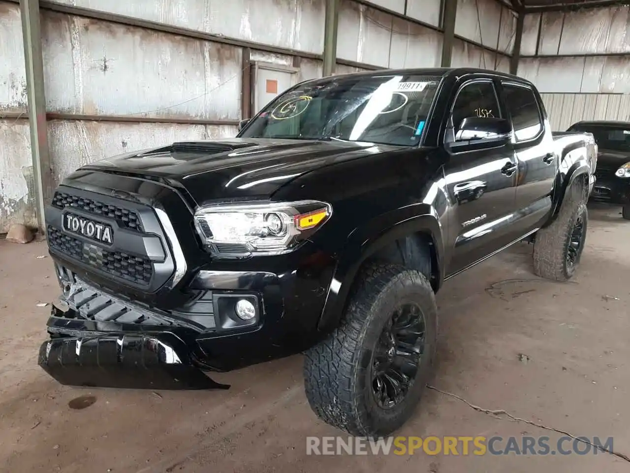 2 Photograph of a damaged car 3TMCZ5AN0KM211337 TOYOTA TACOMA 2019