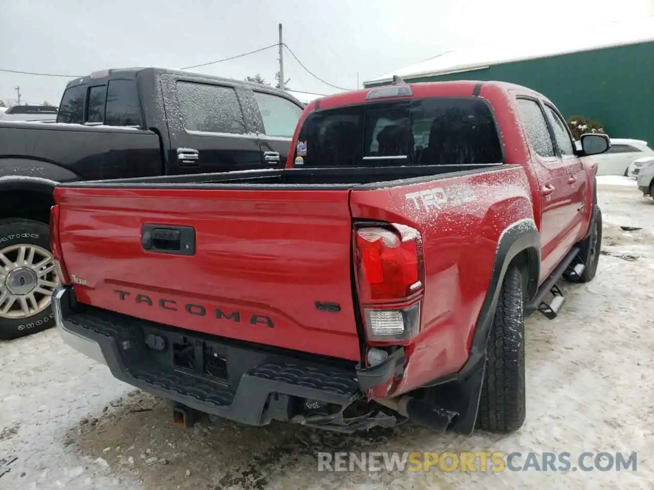 4 Photograph of a damaged car 3TMCZ5AN0KM214173 TOYOTA TACOMA 2019