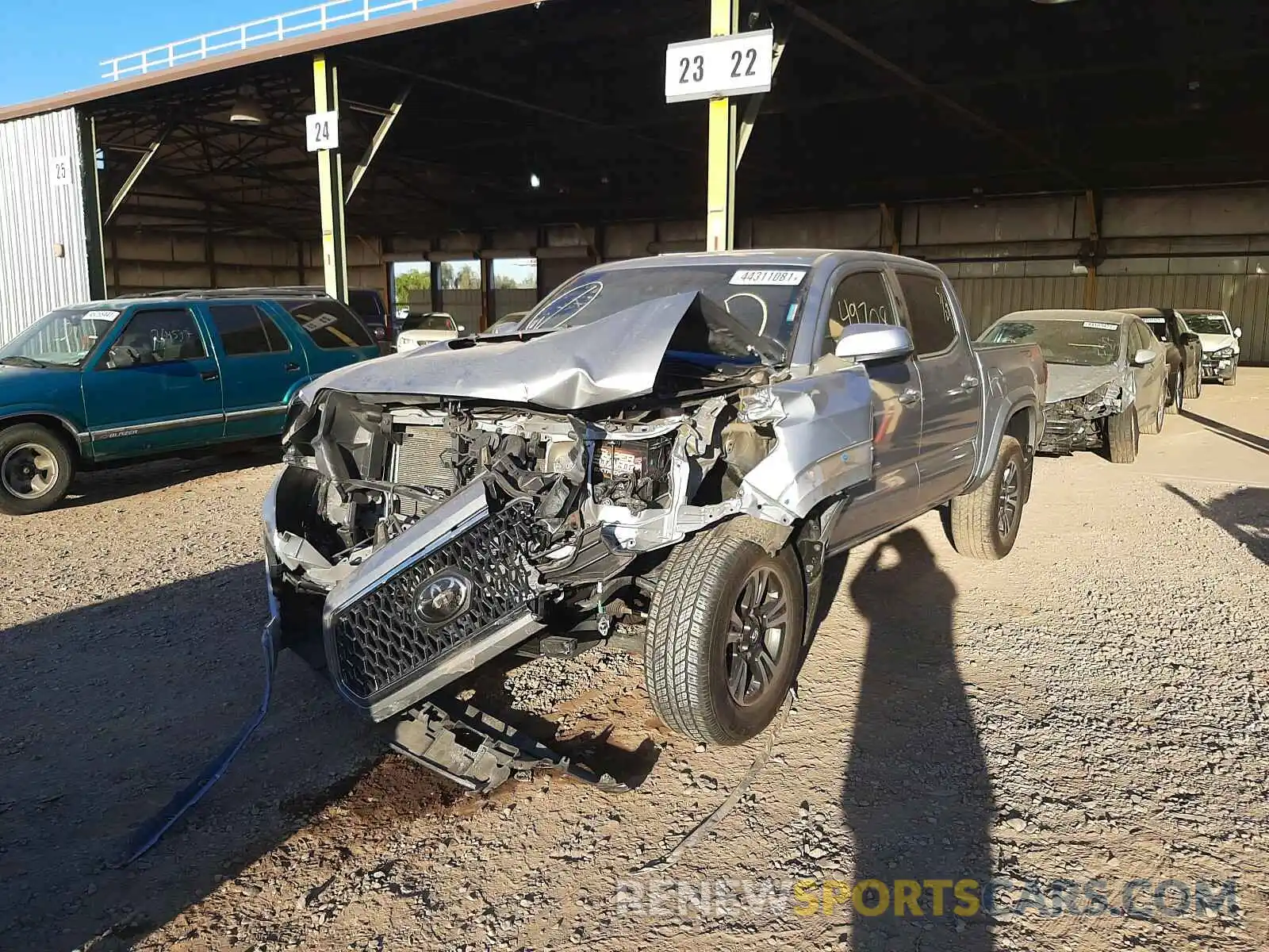 2 Photograph of a damaged car 3TMCZ5AN0KM214268 TOYOTA TACOMA 2019