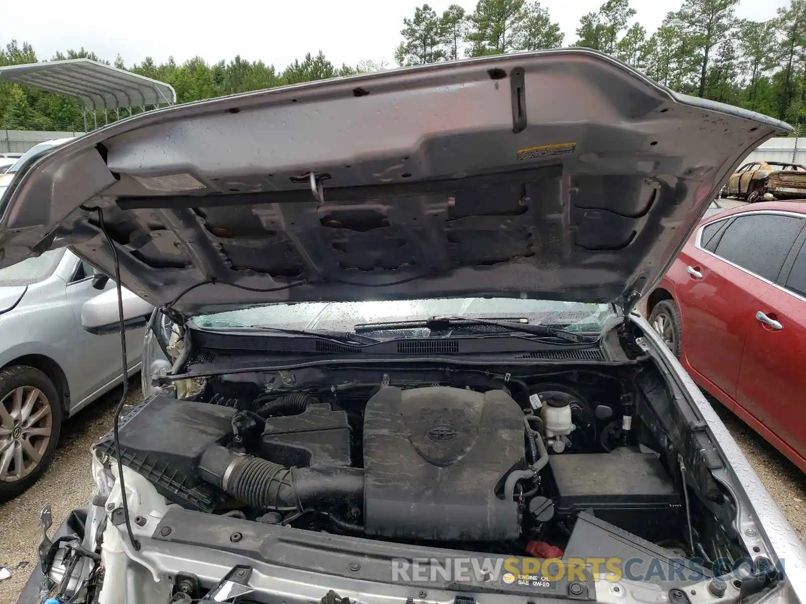 7 Photograph of a damaged car 3TMCZ5AN0KM215663 TOYOTA TACOMA 2019