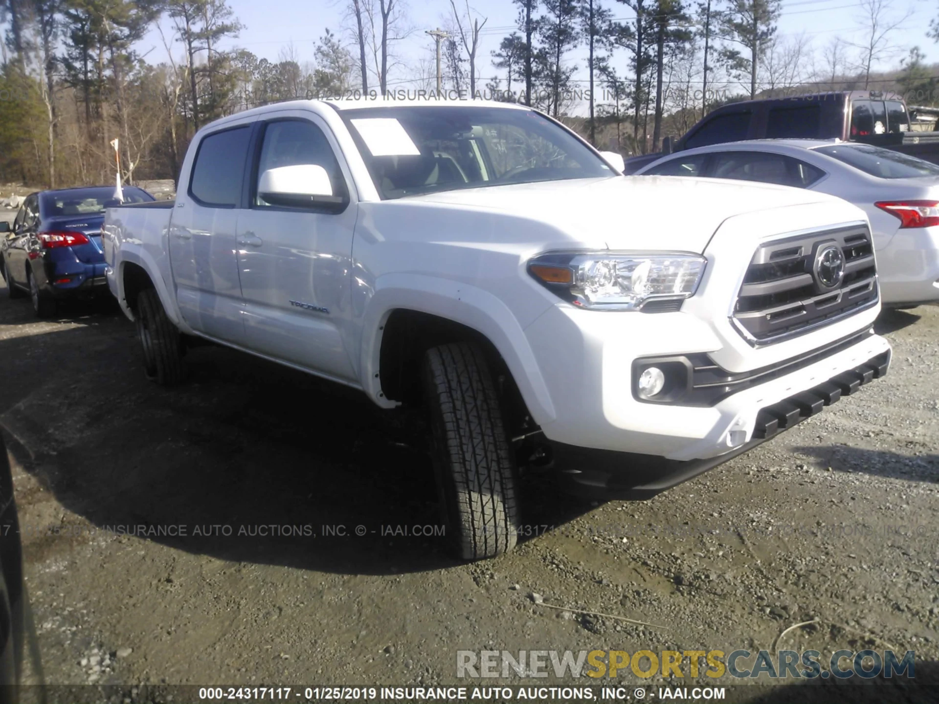 1 Photograph of a damaged car 3TMCZ5AN0KM216957 TOYOTA TACOMA 2019