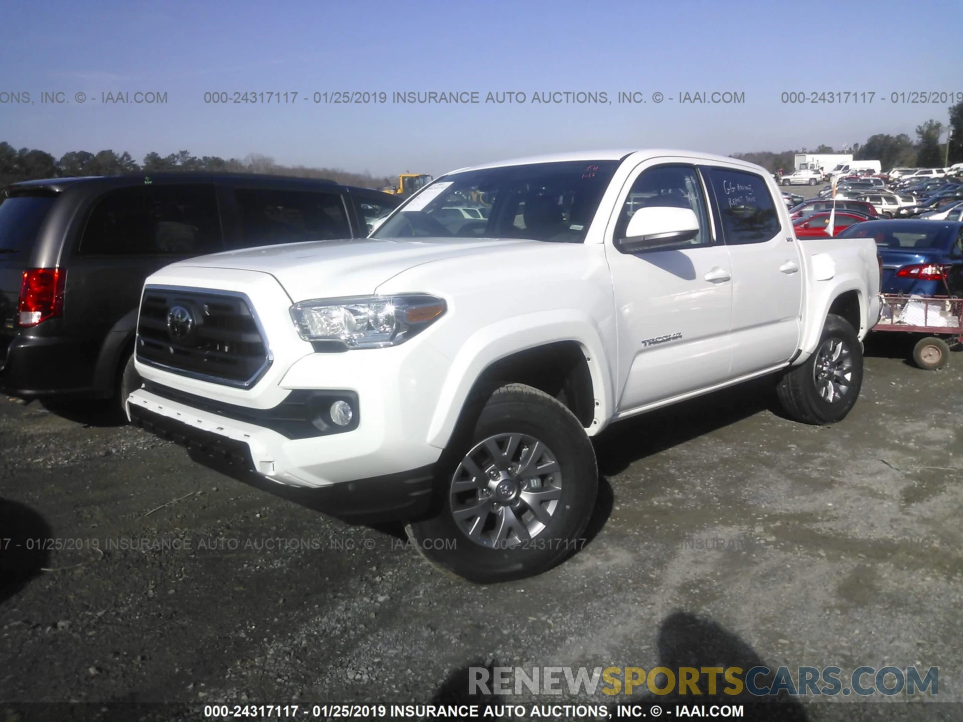 2 Photograph of a damaged car 3TMCZ5AN0KM216957 TOYOTA TACOMA 2019