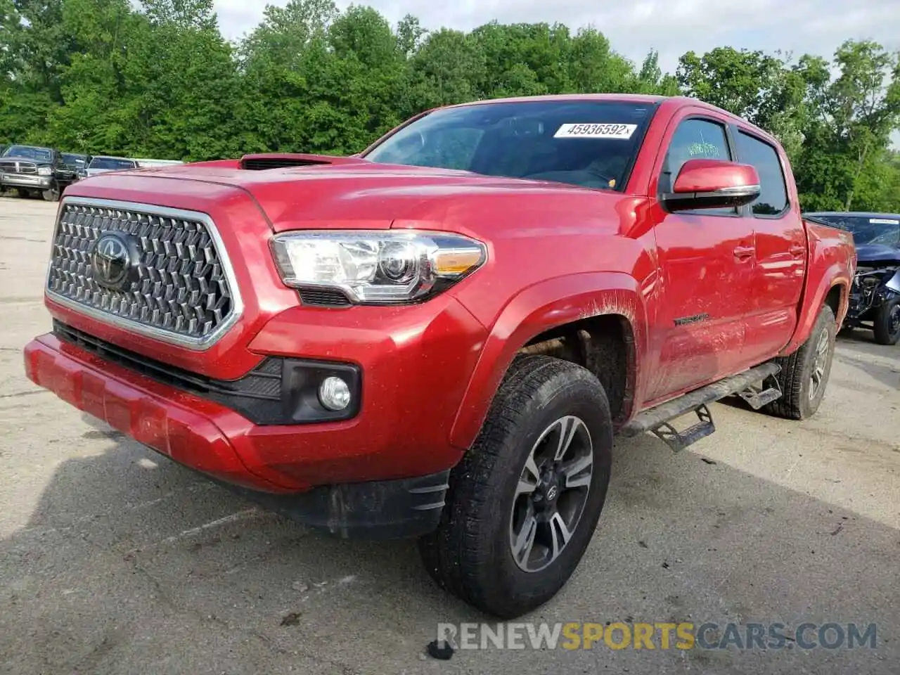 2 Photograph of a damaged car 3TMCZ5AN0KM217493 TOYOTA TACOMA 2019