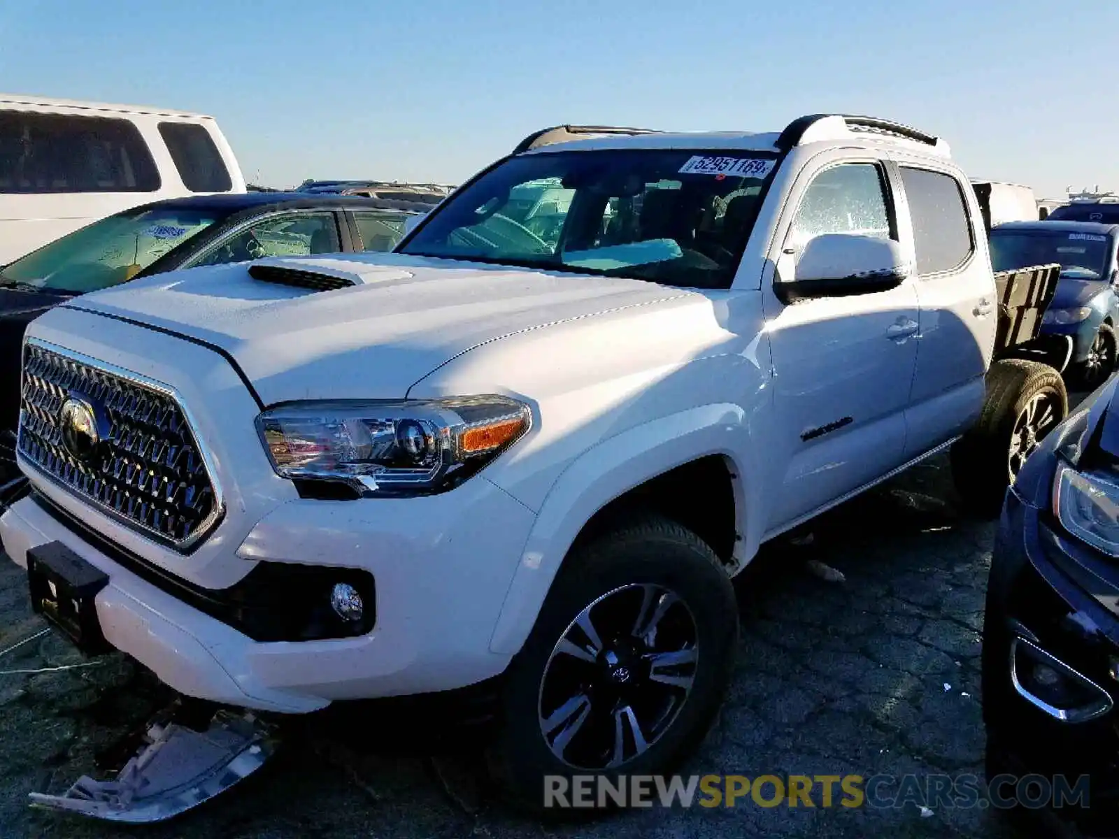 2 Photograph of a damaged car 3TMCZ5AN0KM217980 TOYOTA TACOMA 2019