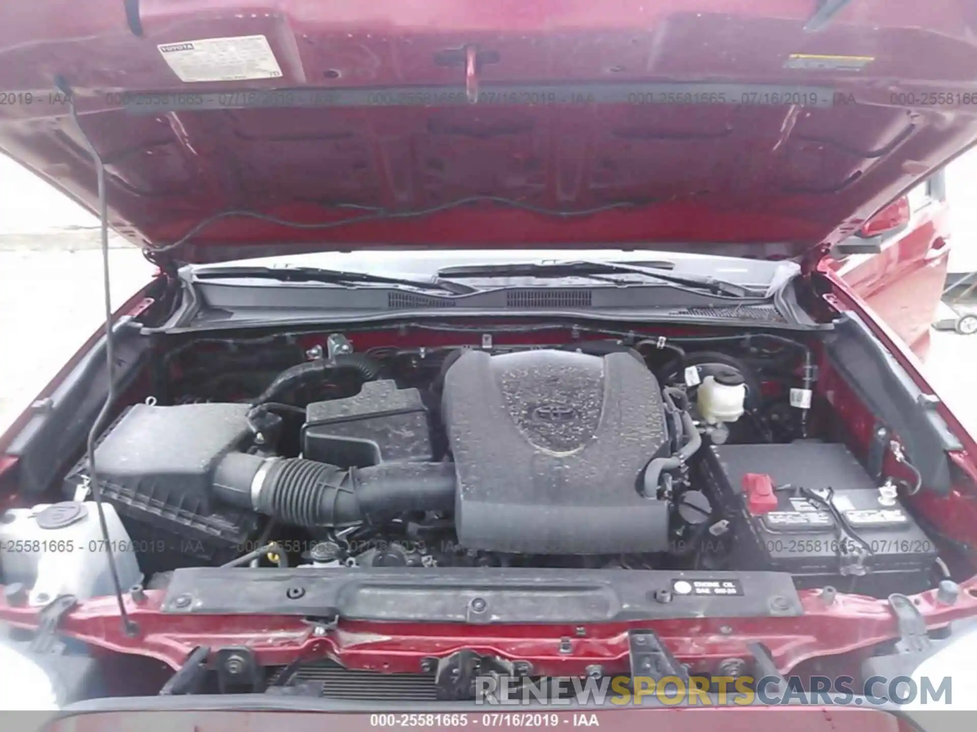 10 Фотография поврежденного автомобиля 3TMCZ5AN0KM218434 TOYOTA TACOMA 2019