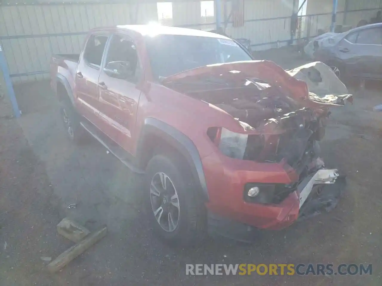 1 Photograph of a damaged car 3TMCZ5AN0KM218580 TOYOTA TACOMA 2019