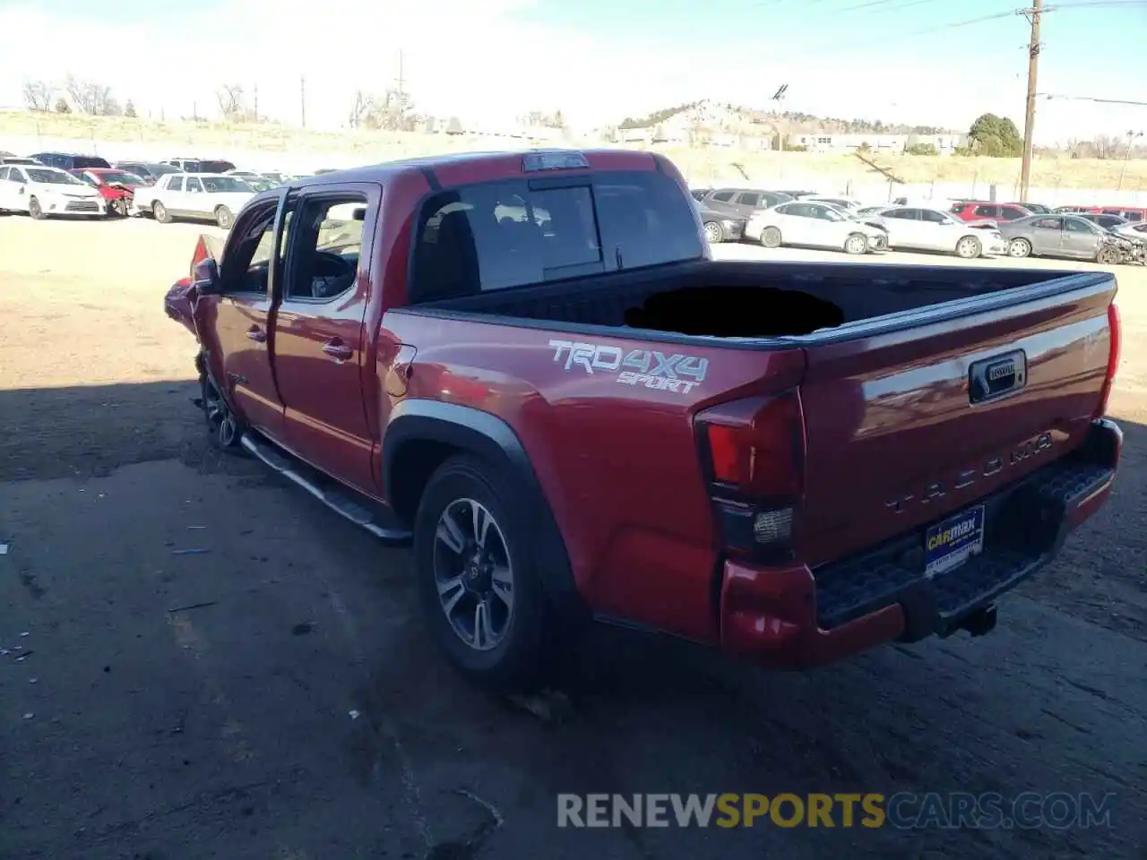 3 Photograph of a damaged car 3TMCZ5AN0KM218580 TOYOTA TACOMA 2019